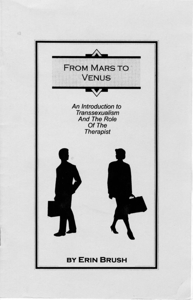 Download the full-sized PDF of From Mars to Venus: An Introduction to Transsexualism and the Role of the Therapist