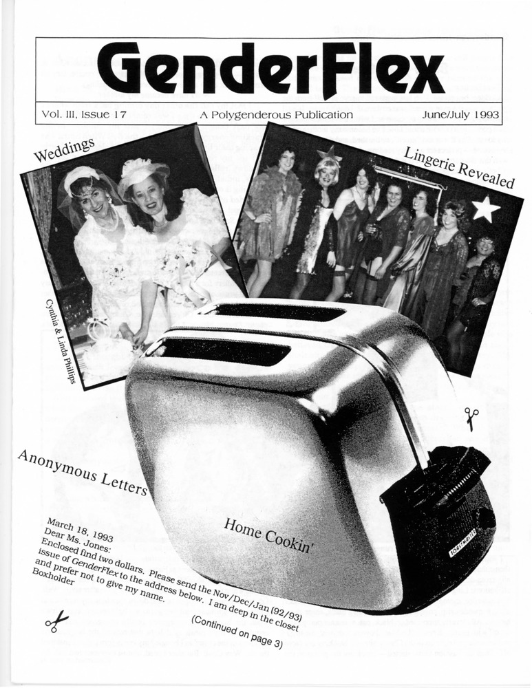 Download the full-sized PDF of GenderFlex, Vol. 3 Issue 17 (June/July, 1993)