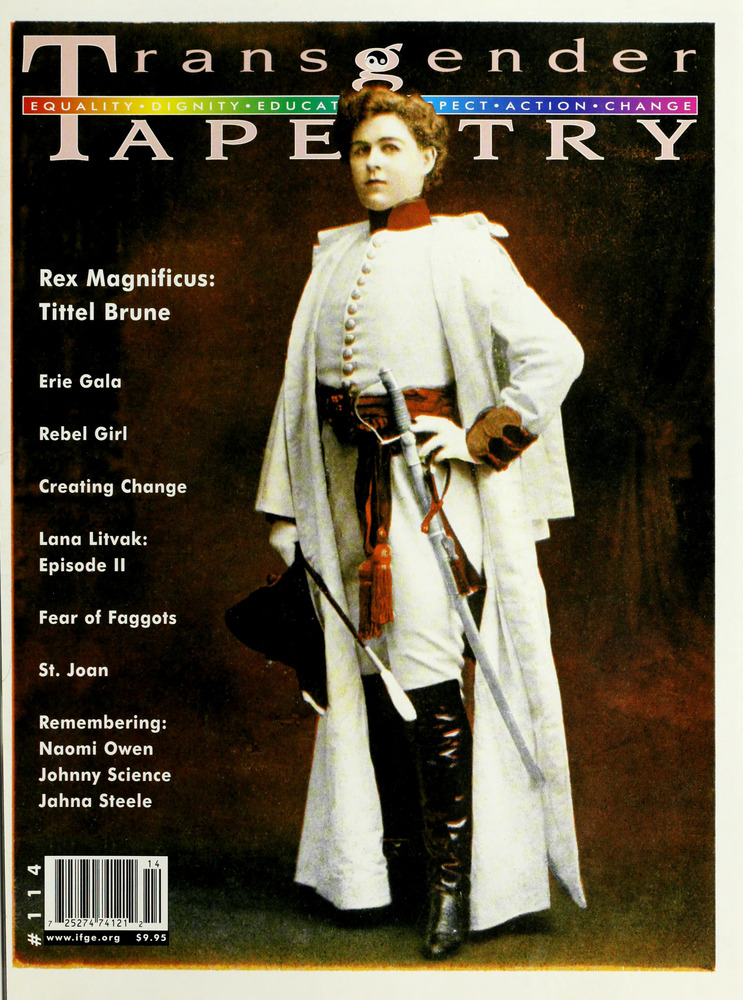 Download the full-sized image of Transgender Tapestry Issue 114 (2008)