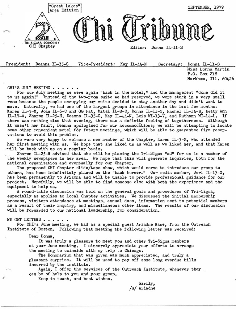 Download the full-sized PDF of Chi Tribune (September, 1979)