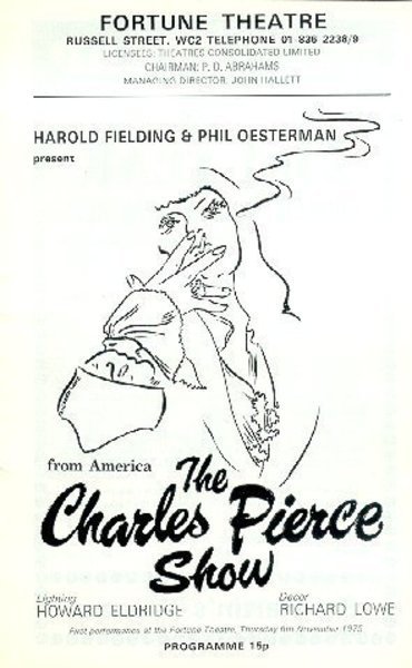 Download the full-sized image of The Charles Pierce Show Program