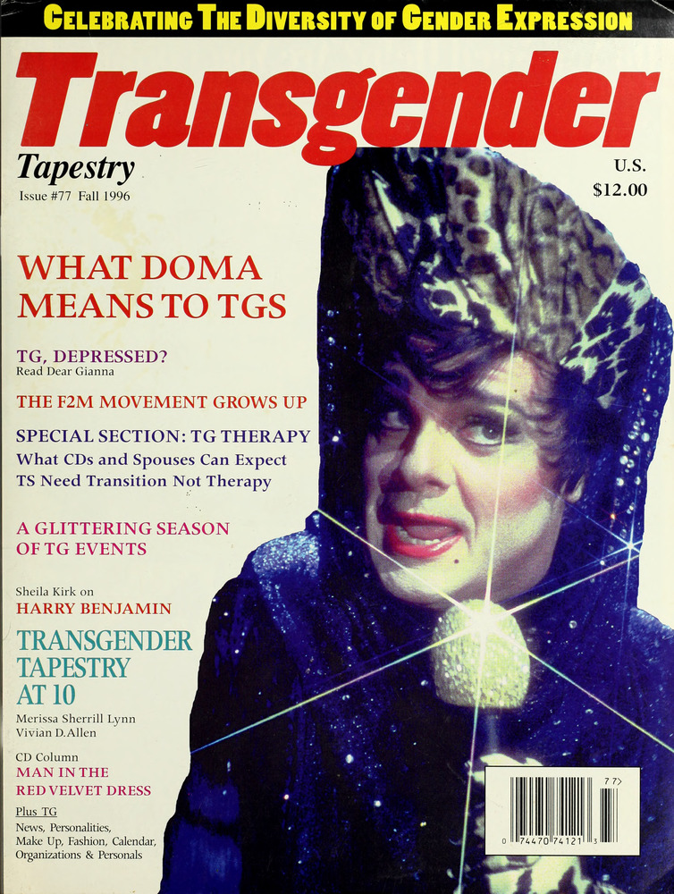 Download the full-sized image of Transgender Tapestry Issue 77 (Fall, 1996)