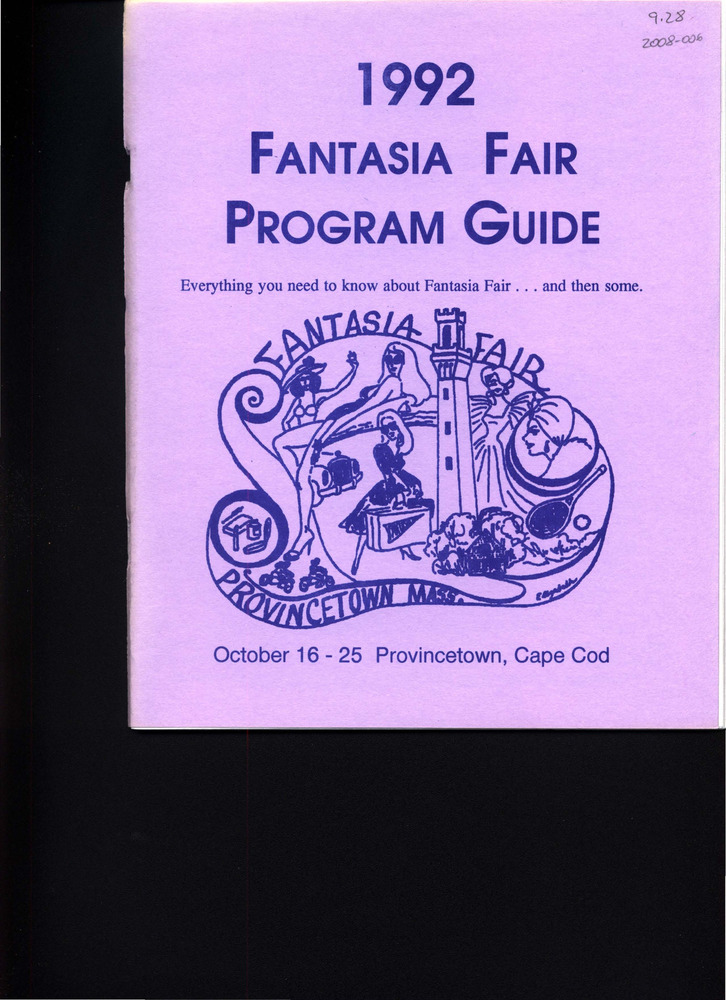 Download the full-sized PDF of Fantasia Fair Program Guide (Oct. 16 - 25, 1992)